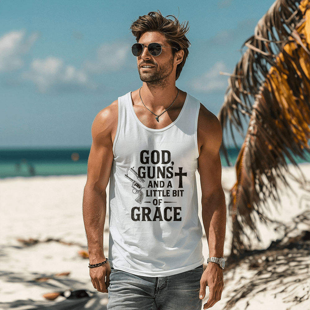 ✝️ God, Guns & Grace Tank – Rooted in Faith. Ready for Anything