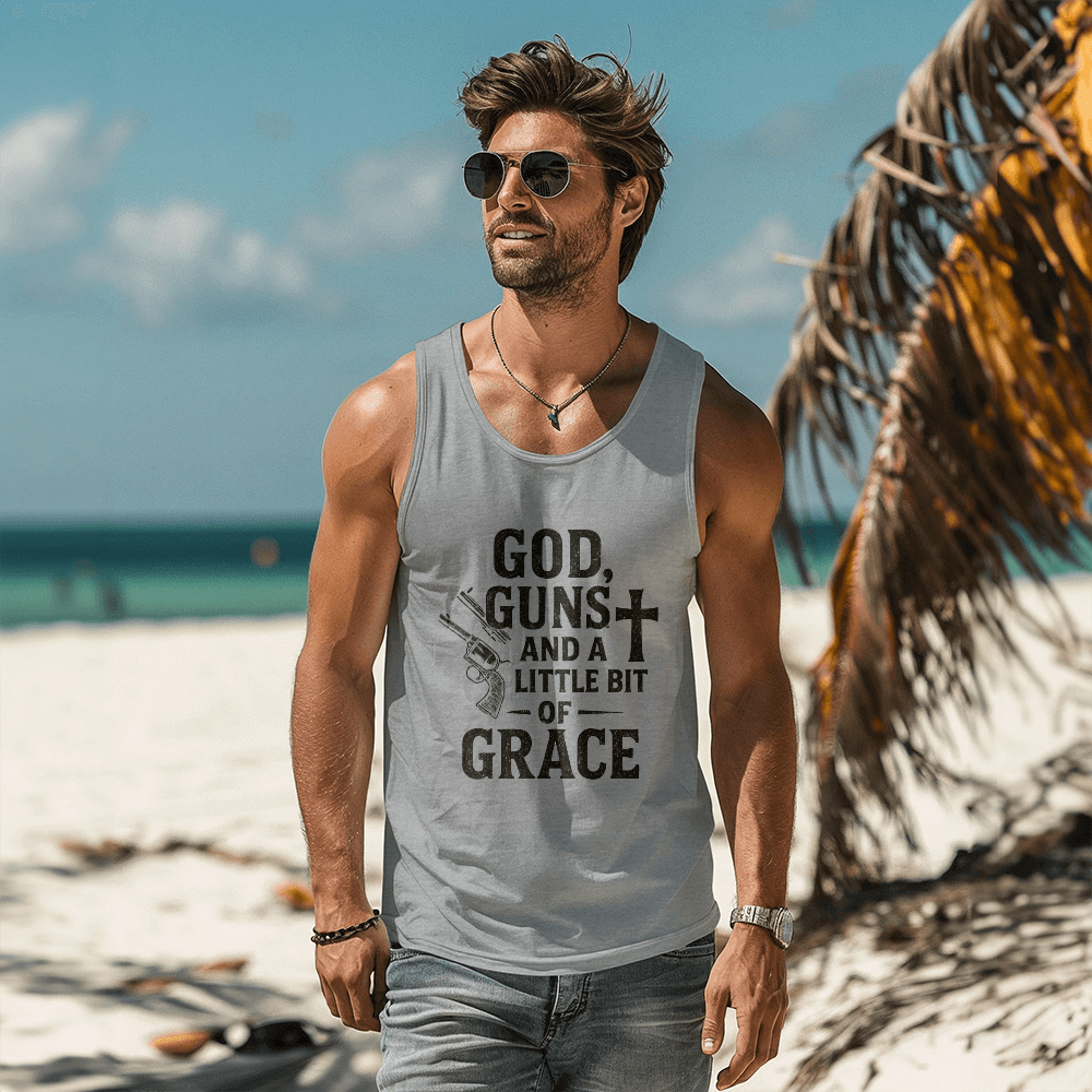 ✝️ God, Guns & Grace Tank – Rooted in Faith. Ready for Anything