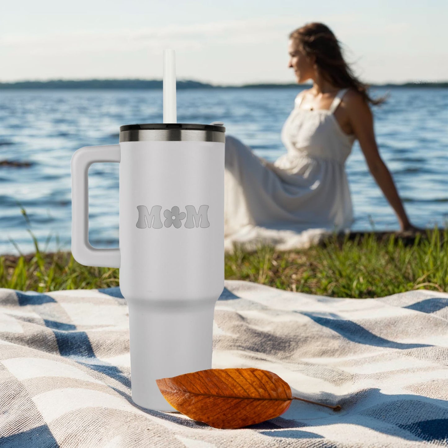 ๐ช MโกM Laser Engraved 40oz Tumbler โ For the One Who Does It All ๐