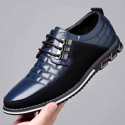 🔥 Myerden 9906 Men’s Luxe Leather Casual Shoes – Bold Comfort in Size 6-16US