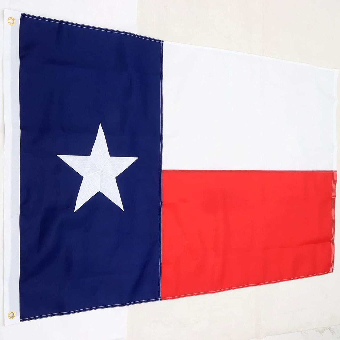Heavy Duty Texas Flag – Premium Outdoor Lone Star Flag with Embroidered Star & Brass Grommets (2x3 ft – 5x8 ft)