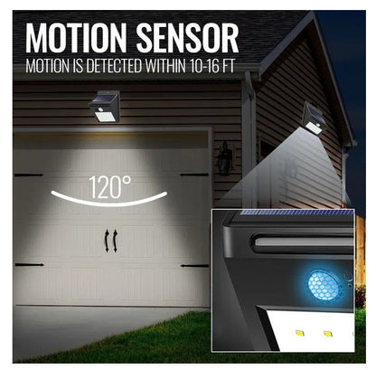 Solar Motion Sensor Outdoor Security Light – 30 LED Waterproof Wireless Wall Light for Yard, Patio & Garage