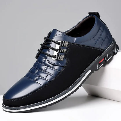 🔥 Myerden 9906 Men’s Luxe Leather Casual Shoes – Bold Comfort in Size 6-16US