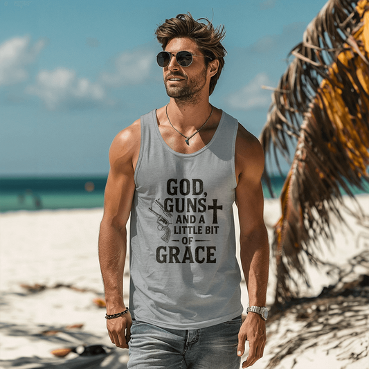 ✝️ God, Guns & Grace Tank – Rooted in Faith. Ready for Anything