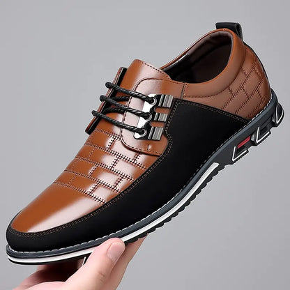 🔥 Myerden 9906 Men’s Luxe Leather Casual Shoes – Bold Comfort in Size 6-16US
